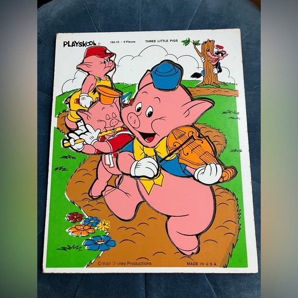 Playskool Three Little Pigs Puzzle - Picture 1 of 1